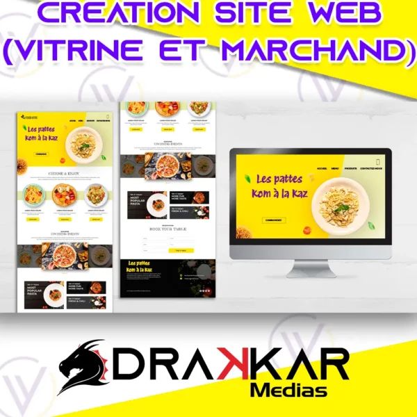 SITE WEB-VITRINE ET E-COMMERCE